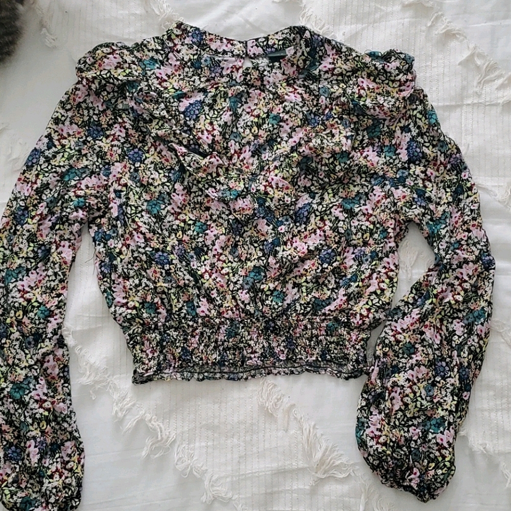 WILD FABLE Floral Crop Top